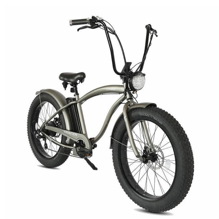 TRACER TRACER| LOITER 26" 7-Speed Triple Tree Fork Fat Tire Electric Bike - eBike Haul