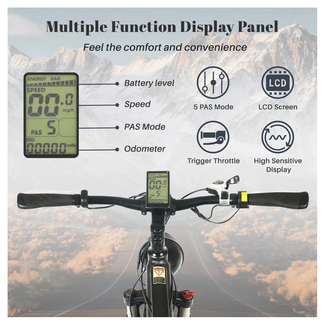 TRACER TRACER| TACOMA 26" 48V/12.8Ah Fat Tire Electric Mountain Bike - eBike Haul