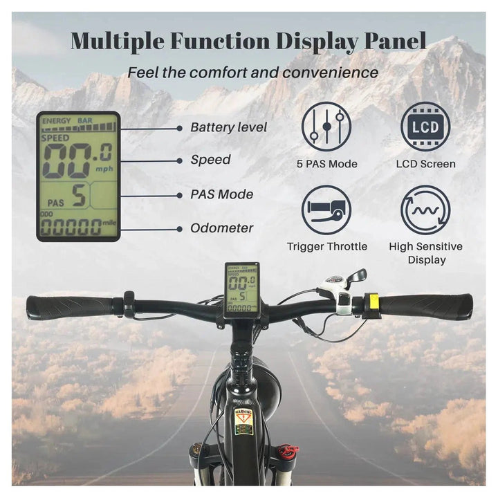 TRACER TRACER| TACOMA 26" 48V/12.8Ah Fat Tire Electric Mountain Bike - eBike Haul