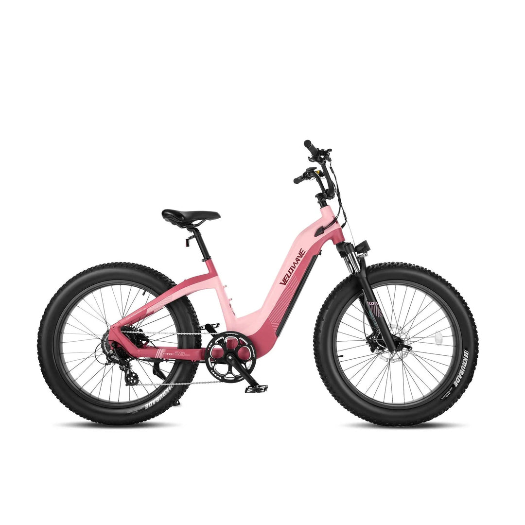 VELOWAVE VELOWAVE|GRASE 750W Fat Tire Step Thru Electric Bike - eBike Haul