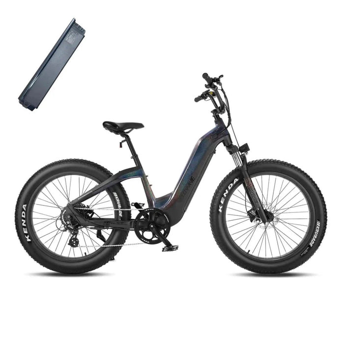 VELOWAVE VELOWAVE|GRASE 750W Fat Tire Step Thru Electric Bike - eBike Haul