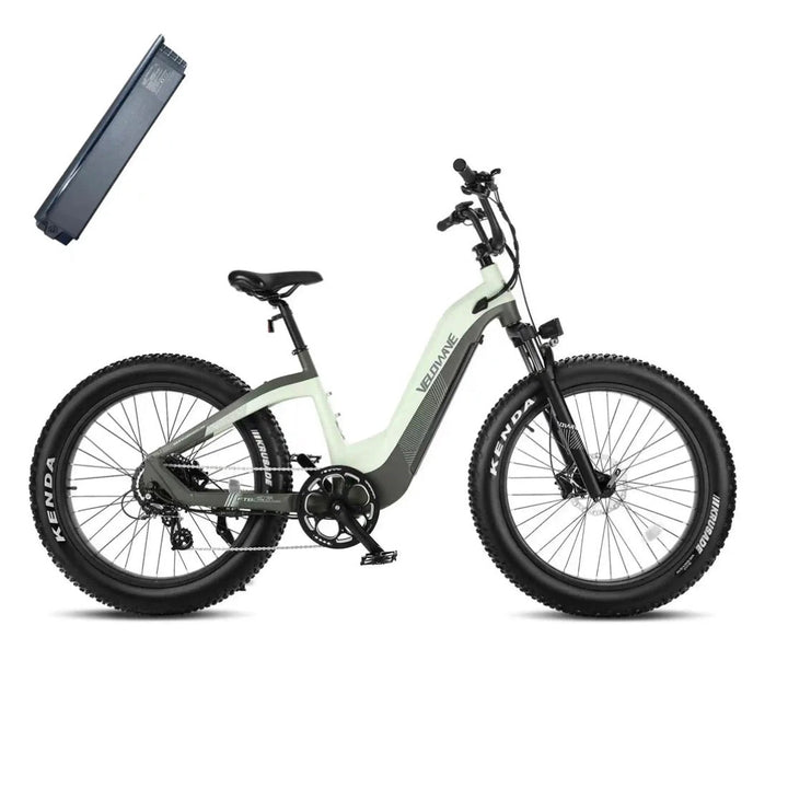 VELOWAVE VELOWAVE|GRASE 750W Fat Tire Step Thru Electric Bike - eBike Haul