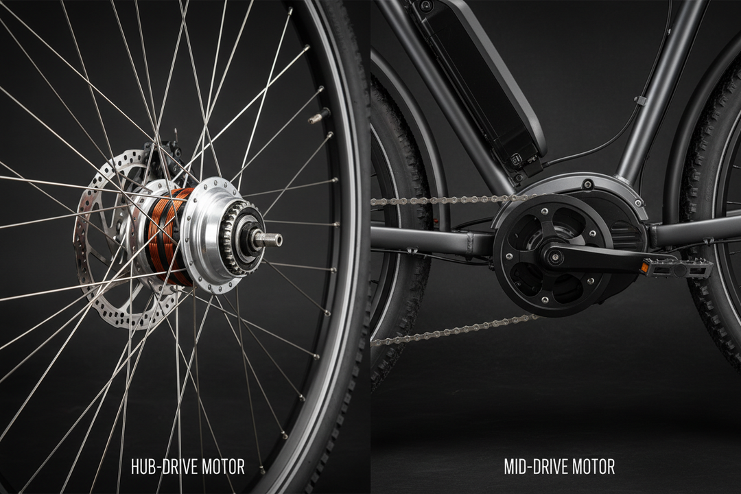 Hub-Drive vs. Mid-Drive E-Bike Motors: Which Is Right for You?