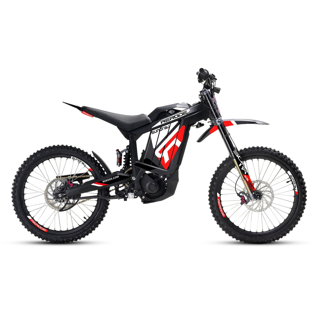 EUNORAU X RERODE R1 72V 4,000W Middle Motor Full Suspension Electric Dirt Bike