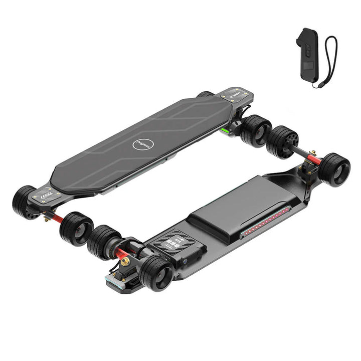 MAXFIND CYBER MAX| High Performance, Flexible Deck, RGB E-Skateboard
