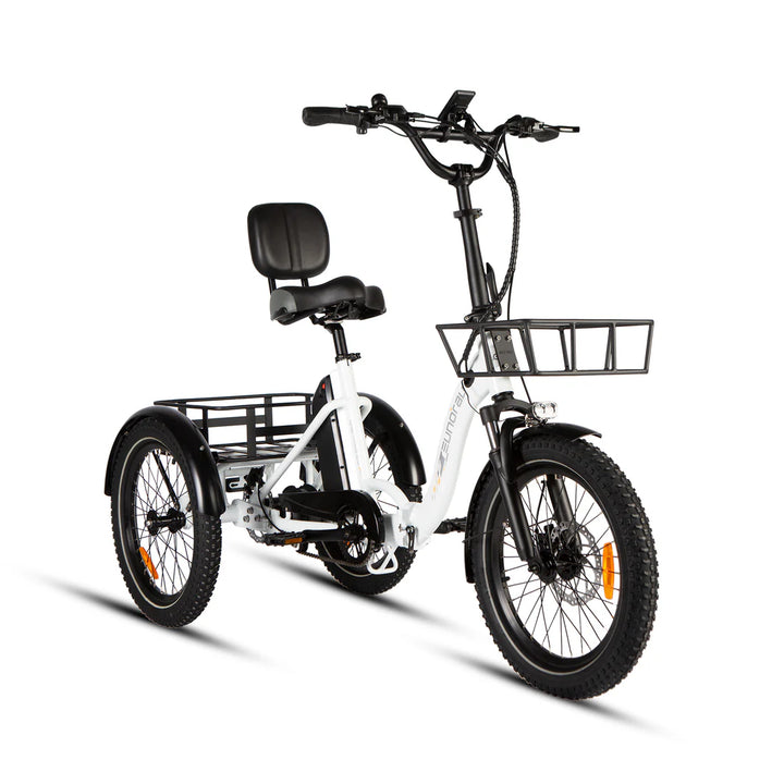Eunorau| ONE-TRIKE 2.0| 500W, Foldable 50-Mile Range Electric Tricycle