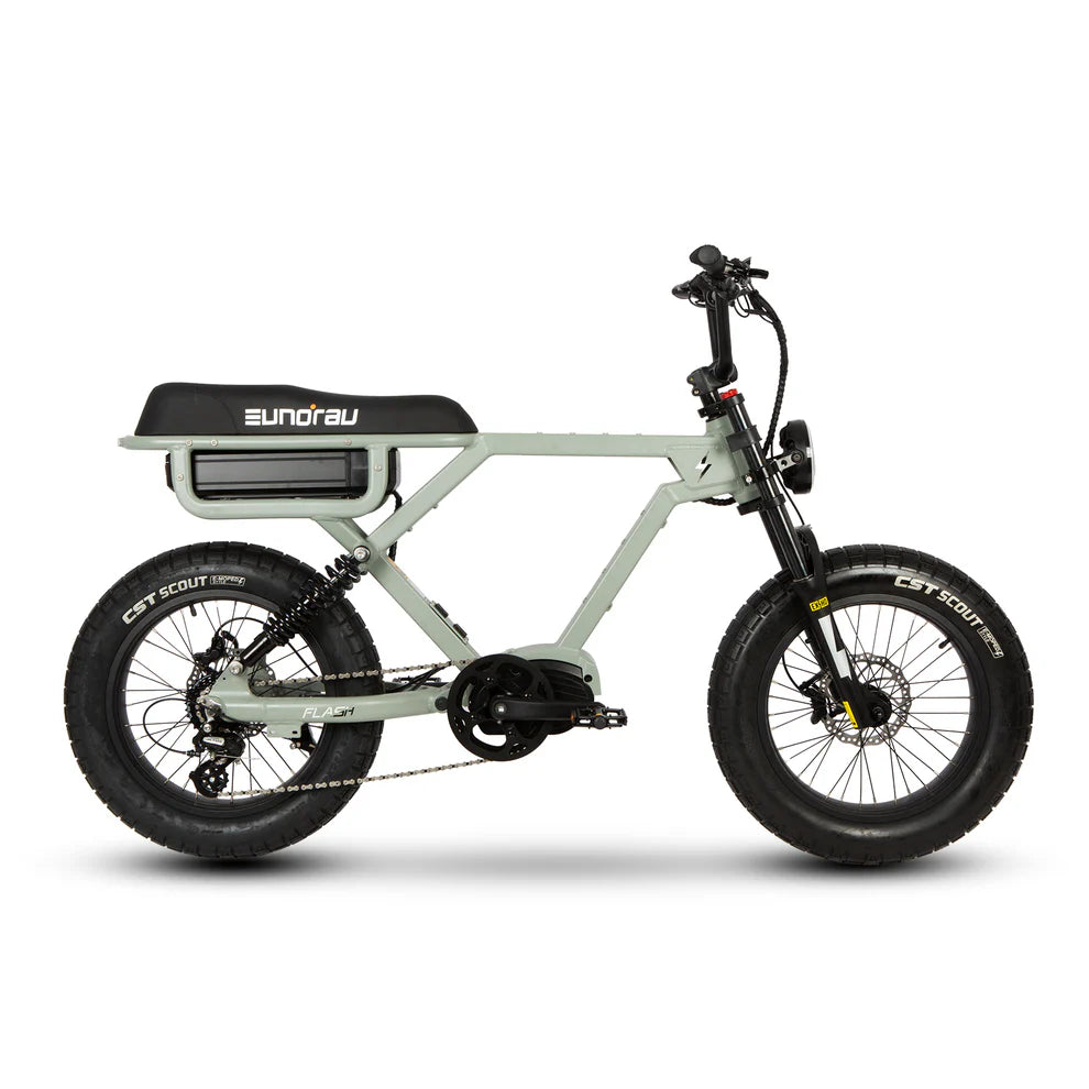 Eunorau| Flash Mid-Drive, Full Suspension, Multi-Battery 1500W AWD All-Terrain Ebike
