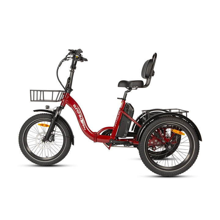 EUNORAU ONE-TRIKE 2.0 Foldable Motorized Trike with Rear Differential
