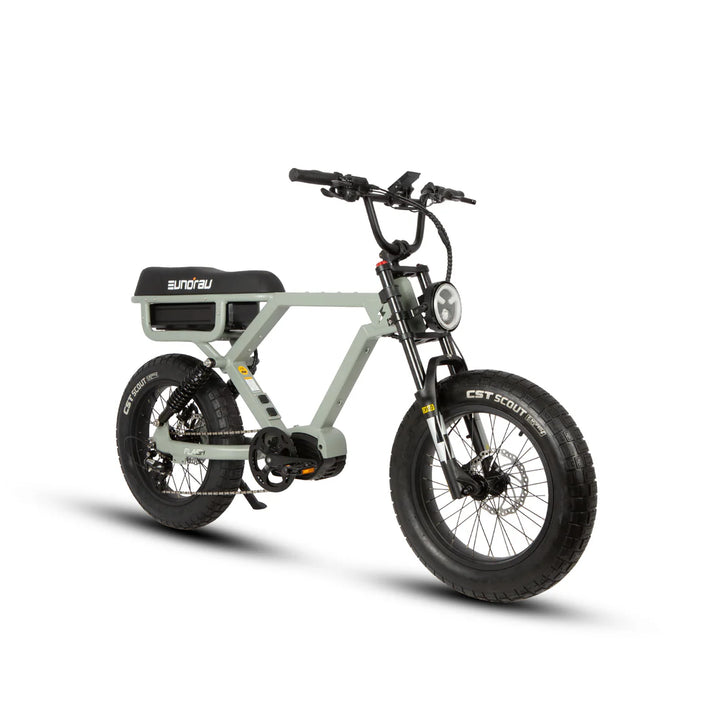 Eunorau| Flash Mid-Drive, Full Suspension, Multi-Battery 1500W AWD All-Terrain Ebike