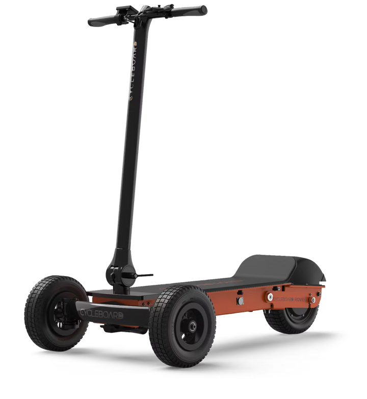 CycleBoard Rover| Lean-to-Steer Electric Scooter | Off-Road 3-Wheeler
