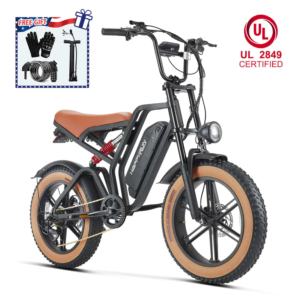 Happyrun Tank G60 UL 2849 Certified Electric Dirt Bike Fat Tire All Terrain