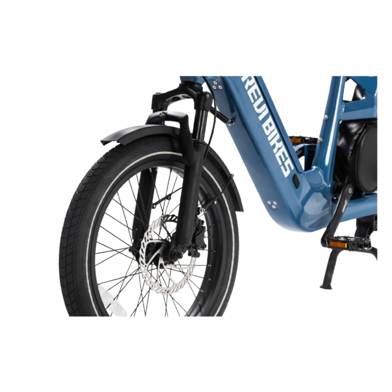 REVI BIKES| Flux Long Range Utility E-Bike | Family Ready, 100-Mile Range Option