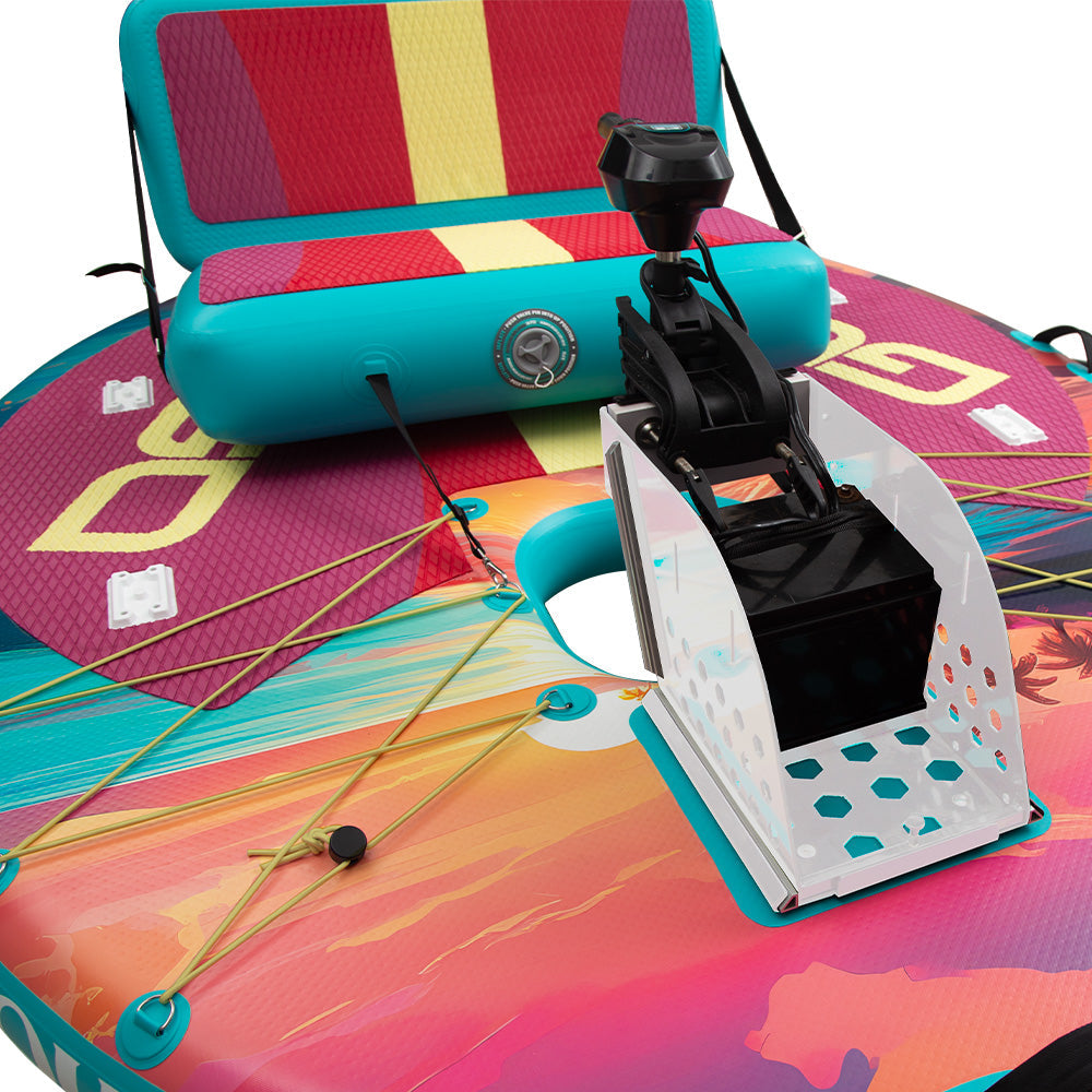 GOBOAT|Double Sunset| 2-Person Portable Electric Floating Boat
