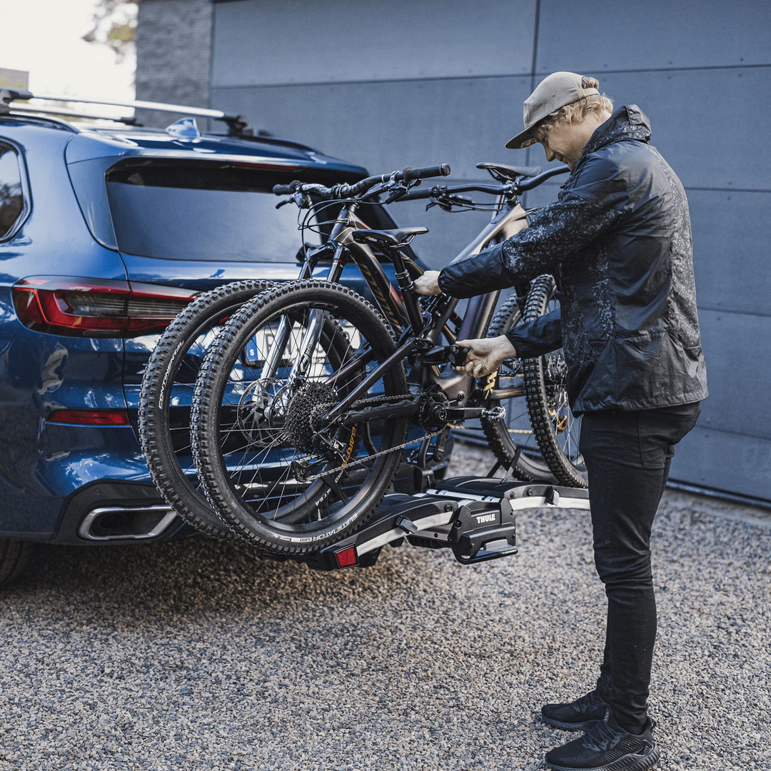 Thule EasyFold XT Hitch Bike Rack - 2-Bike 1-1/4" 2" Receiver Black