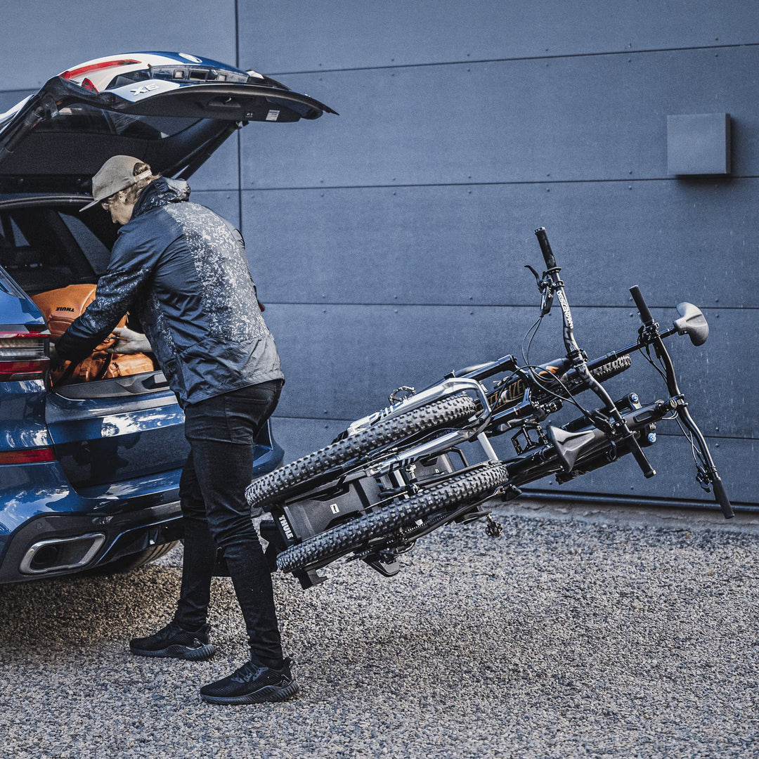 Thule EasyFold XT Hitch Bike Rack - 2-Bike 1-1/4" 2" Receiver Black