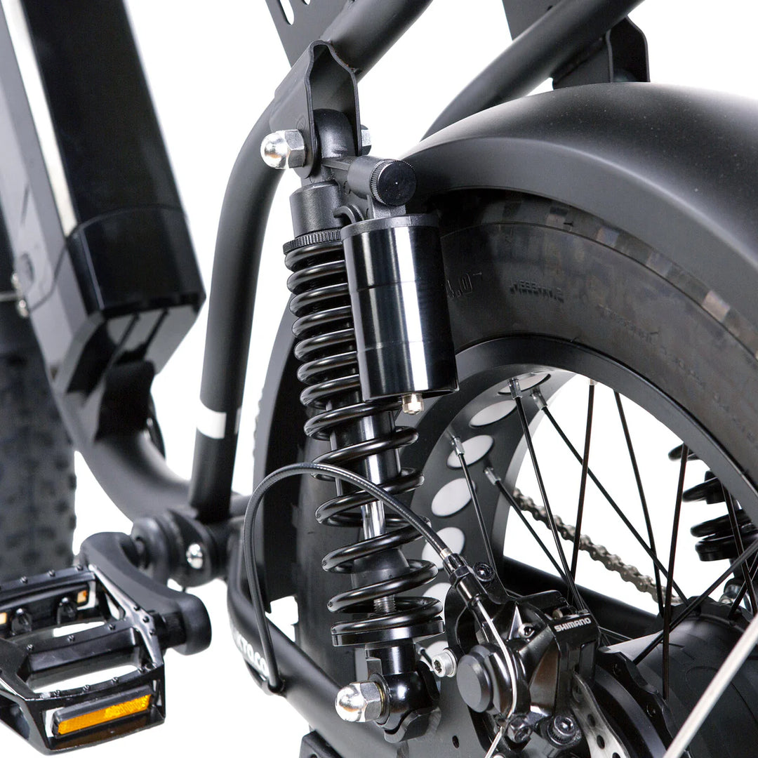 Nakto F2 500W/750W Peak, Dual Suspension, 20" Tires Fat Tire E-Bike
