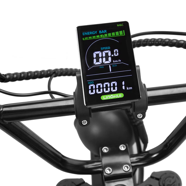 Nakto F2 500W/750W Peak, Dual Suspension, 20" Tires Fat Tire E-Bike