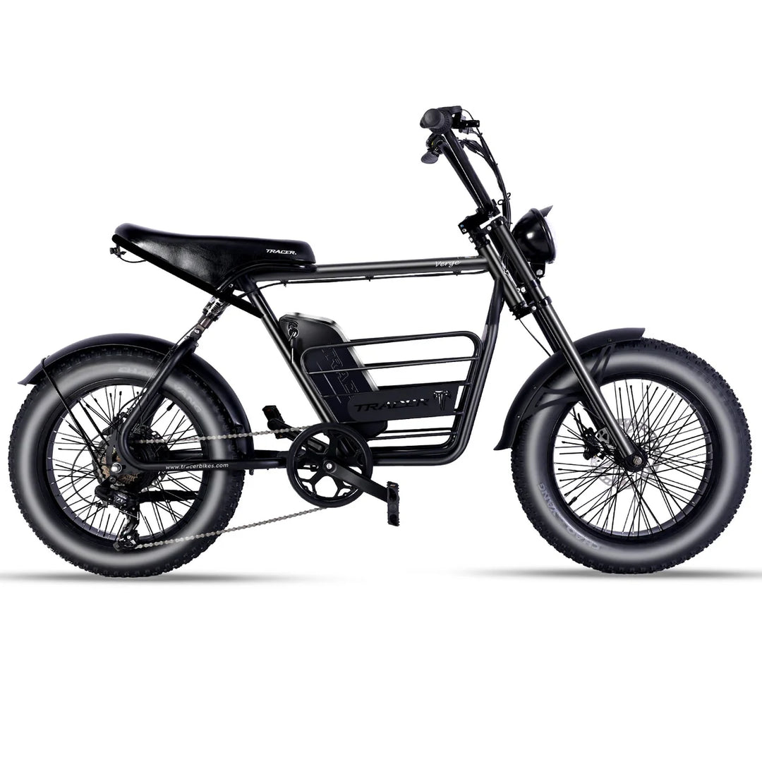 Tracer Verge 800W Fat Tire Electric Motorbike | 20" Wheels, Mini E-Bike