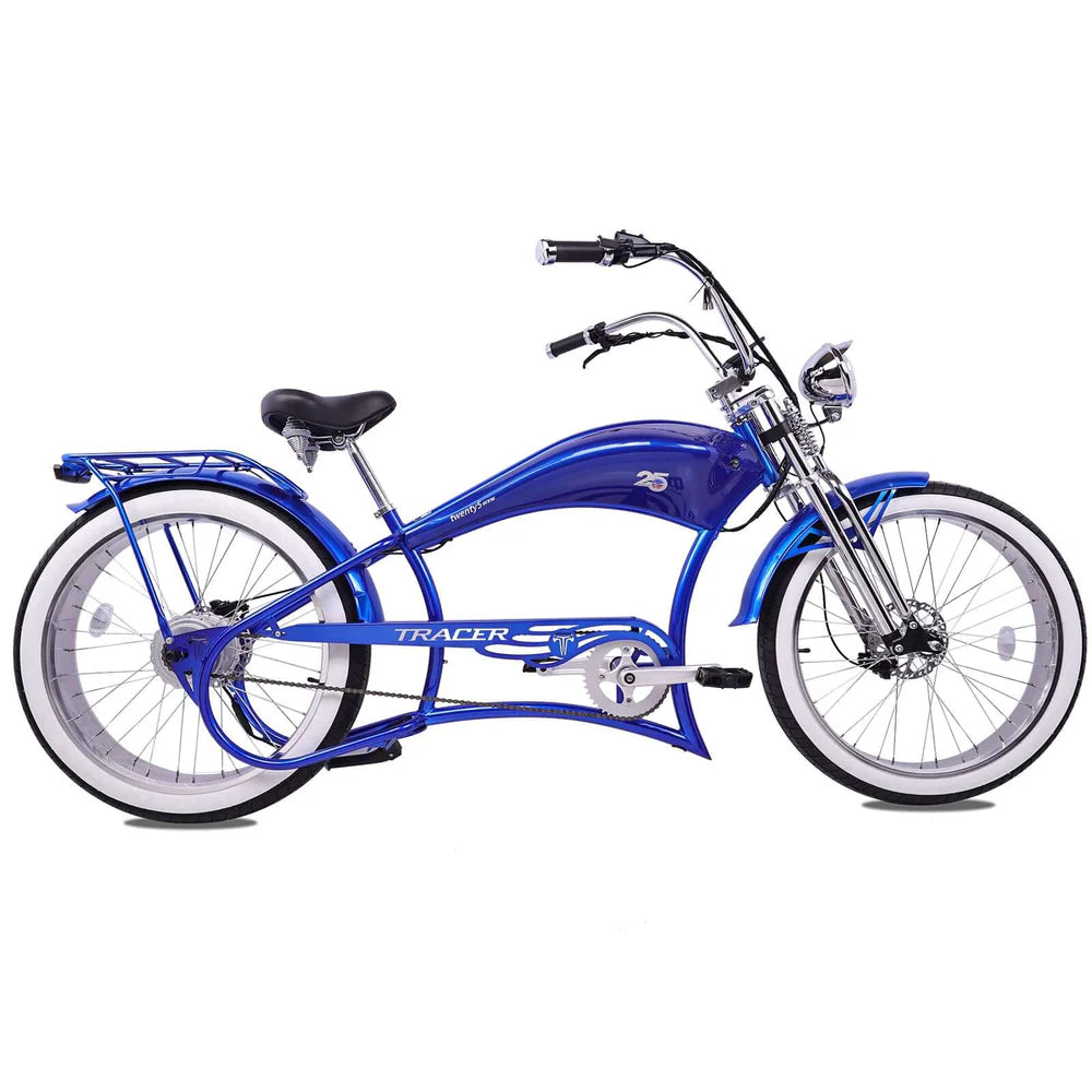 Twenty5 800W Chopper Stretch Cruiser Harley-Style Ebike