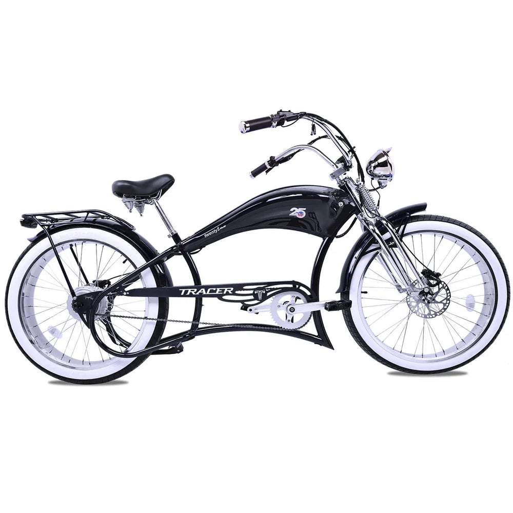 harley elektrofahrrad Tracer Twenty5 800W Chopper Stretch Cruiser Harley-Style Ebike