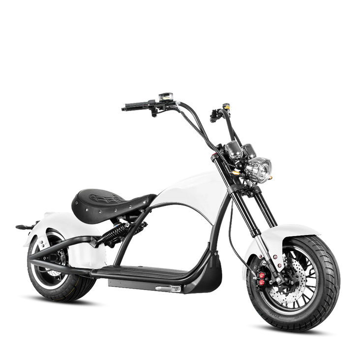 Eahora| Emars M1P Fat Tires,Hydraulic Brakes Moped-Style E-Scooter
