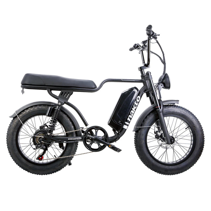 Nakto F2 500W/750W Peak, Dual Suspension, 20" Tires Fat Tire E-Bike
