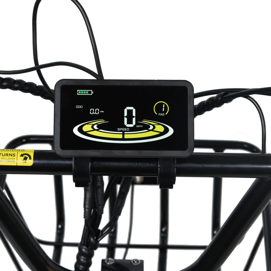 Nakto S03| 500W, 48V 16Ah, 60-Mile Range Electric Fat Tire Trike