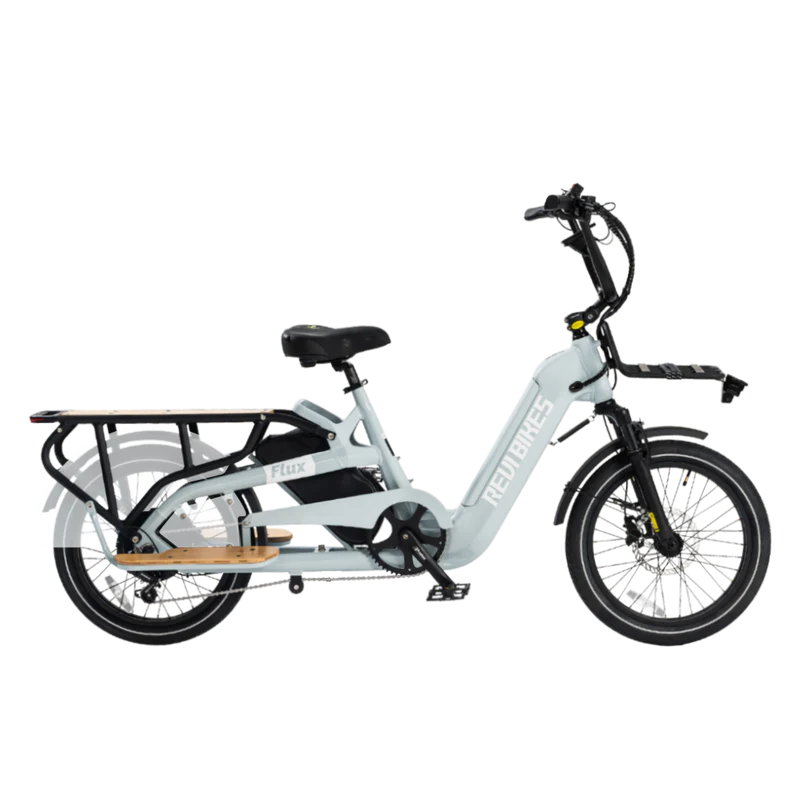REVI BIKES| Flux Long Range Utility E-Bike | Family Ready, 100-Mile Range Option
