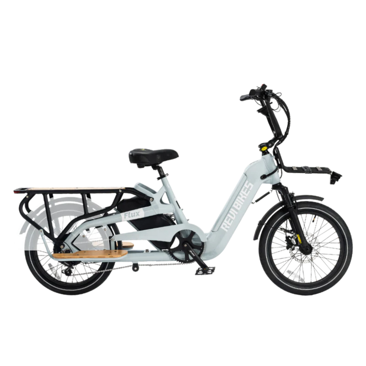 REVI BIKES| Flux Long Range Utility E-Bike | Family Ready, 100-Mile Range Option