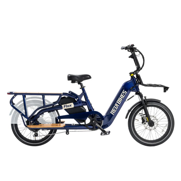 REVI BIKES| Flux Long Range Utility E-Bike | Family Ready, 100-Mile Range Option