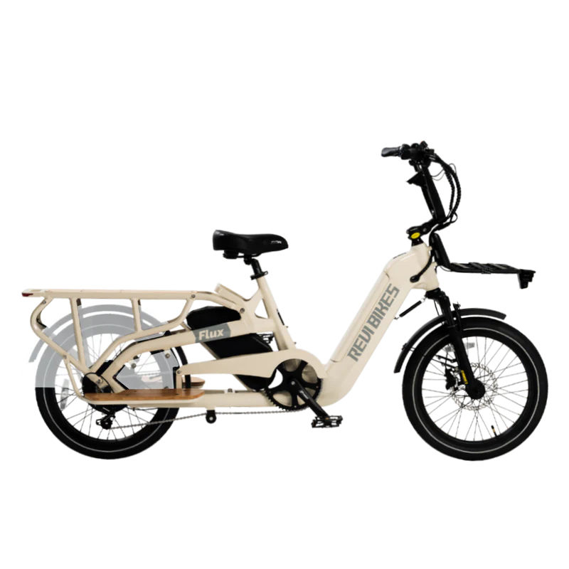 REVI BIKES| Flux Long Range Utility E-Bike | Family Ready, 100-Mile Range Option