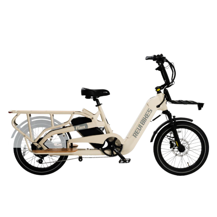 REVI BIKES| Flux Long Range Utility E-Bike | Family Ready, 100-Mile Range Option