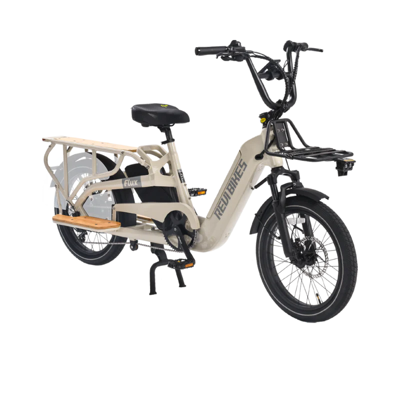 REVI BIKES| Flux Long Range Utility E-Bike | Family Ready, 100-Mile Range Option
