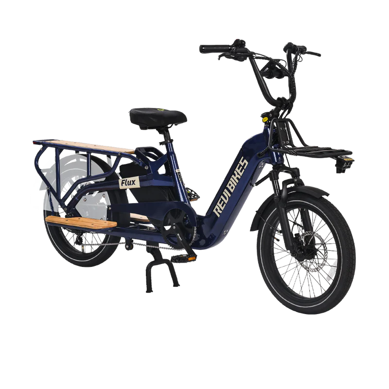 REVI BIKES| Flux Long Range Utility E-Bike | Family Ready, 100-Mile Range Option