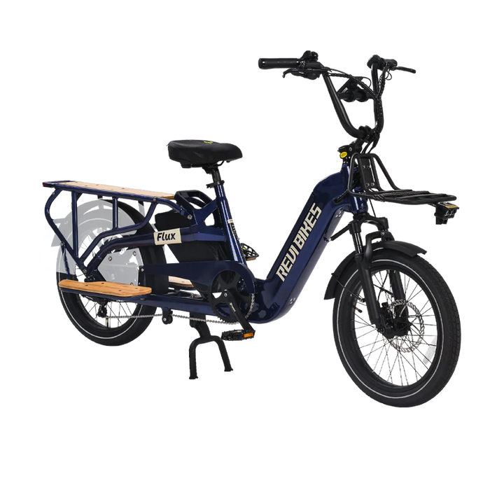 REVI BIKES| Flux Long Range Utility E-Bike | Family Ready, 100-Mile Range Option