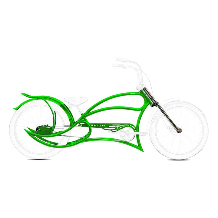 Tracer FM-Leopard GT 26" Stretch Beach Cruiser Steel Frame Triple Tree Fork and Guard