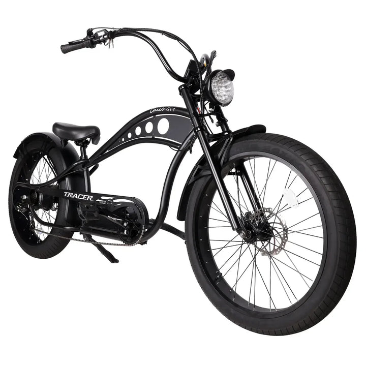 Tracer Chico GT7 750W Fat Tire, Chopper Style Stretch Cruiser Ebike