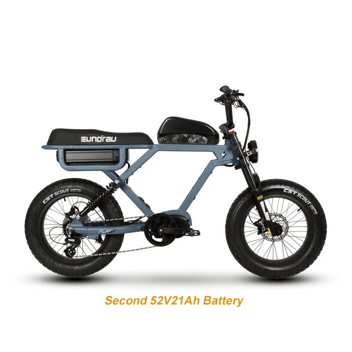 Eunorau Flash Extra Battery: 52V21Ah (2nd) | 52V17Ah (3rd) | Both