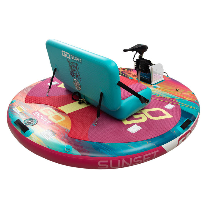 GOBOAT|Double Sunset| 2-Person Portable Electric Floating Boat