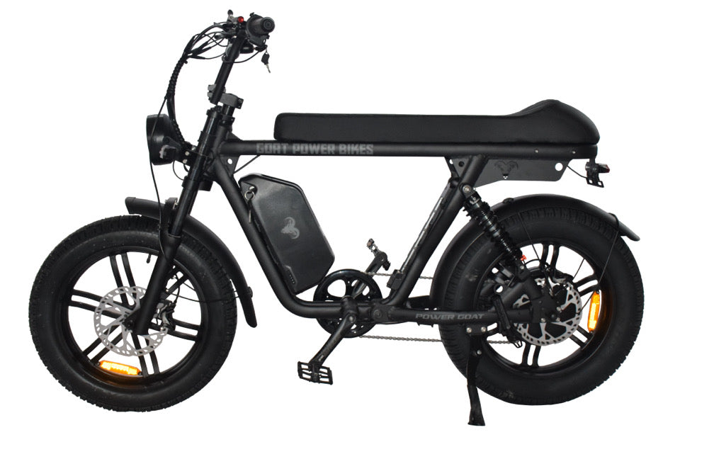 Power Goat V3 Electric Bike 3000W 50MPH Moped Style Fat Tire Ebike