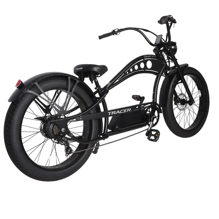 Tracer Chico GT7 750W Fat Tire, Chopper Style Stretch Cruiser Ebike