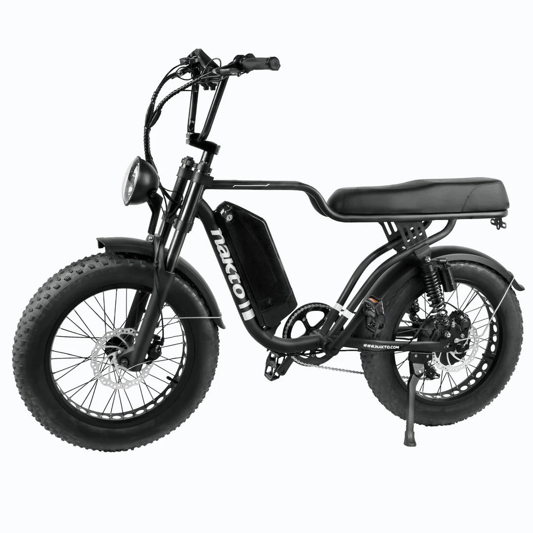 Nakto F2 500W/750W Peak, Dual Suspension, 20" Tires Fat Tire E-Bike
