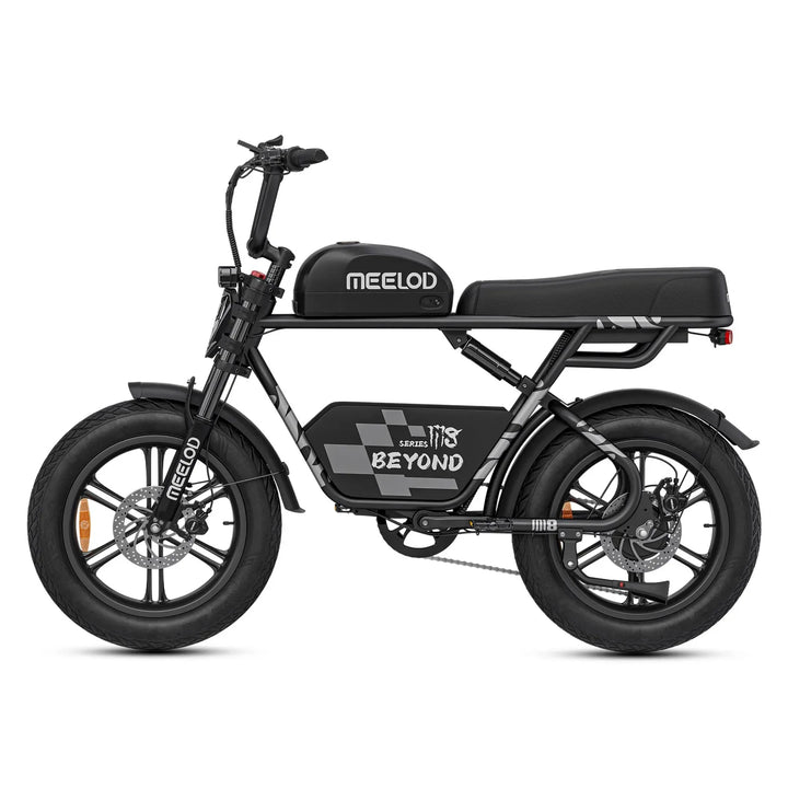 MEELOD M8 Extended Double Seat Moped Style E-Bike