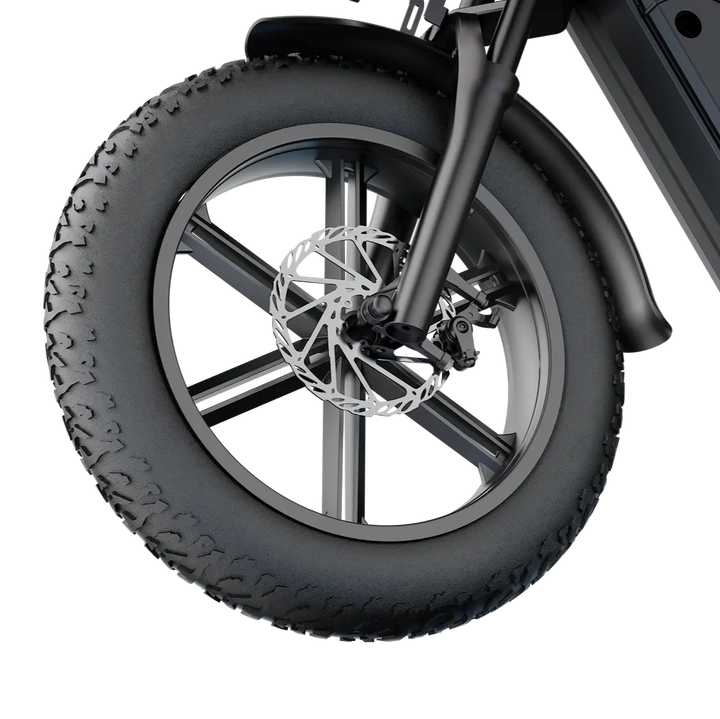 G-FORCE ZM PRO 1500W Peak, 200-Mile, Full Suspension Fat Tire E-Bike