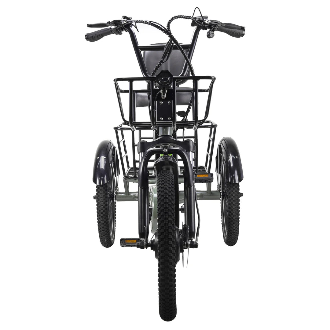 Nakto S02| 500W/750W Peak, 48V 16Ah, 60-Mile Range Electric Trike