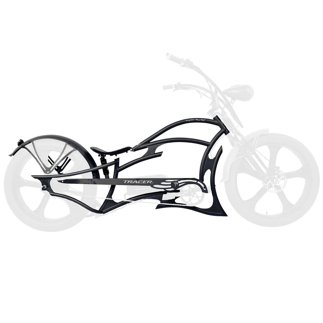 Tracer FM-RAPTOR Ebike Frame 26inch Stretch Chopper for Single Speed/7 Speed
