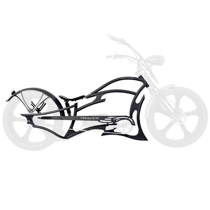 Tracer FM-RAPTOR Ebike Frame 26inch Stretch Chopper for Single Speed/7 Speed