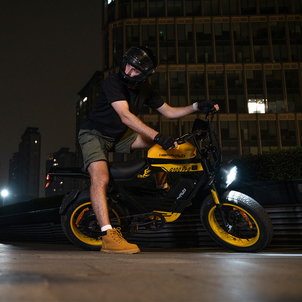 HappyRun G100 Pro 6000W Full Suspension, Long Range E-Bike