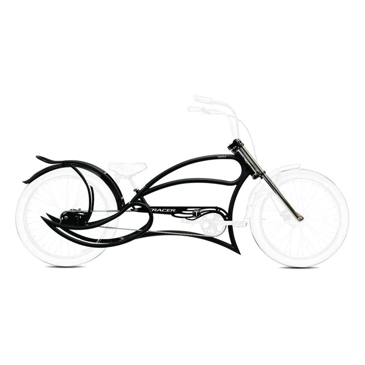 Tracer FM-Leopard GT 26" Stretch Beach Cruiser Steel Frame Triple Tree Fork and Guard