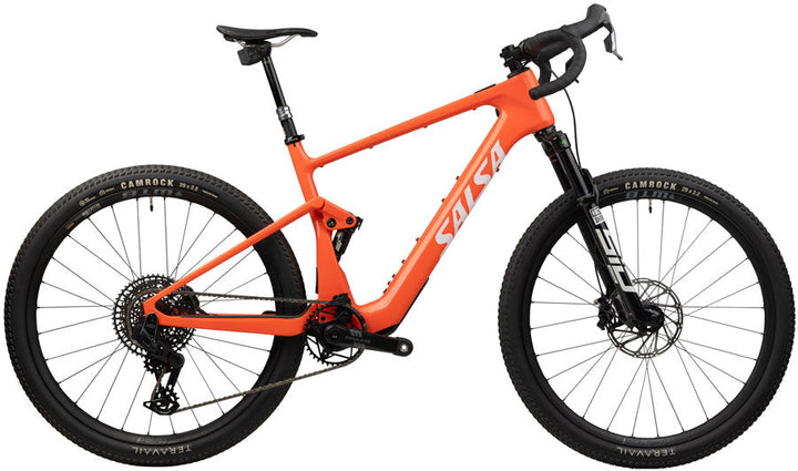 SALSA Wanderosa C Force X0 AXS Transmission Ebike - 29" Carbon Coral Medium
